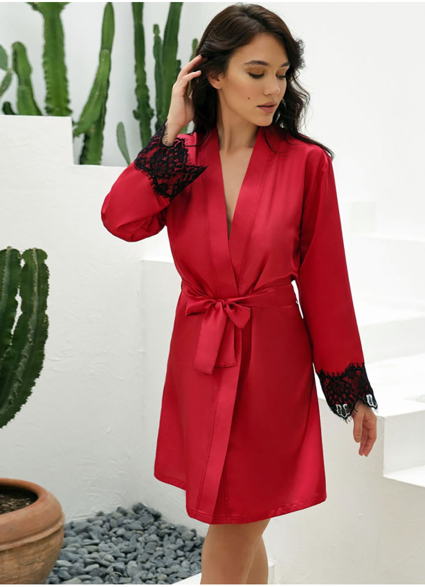 Anil 5738 STK Satin Robe Set — Istanbul wholesale supplier