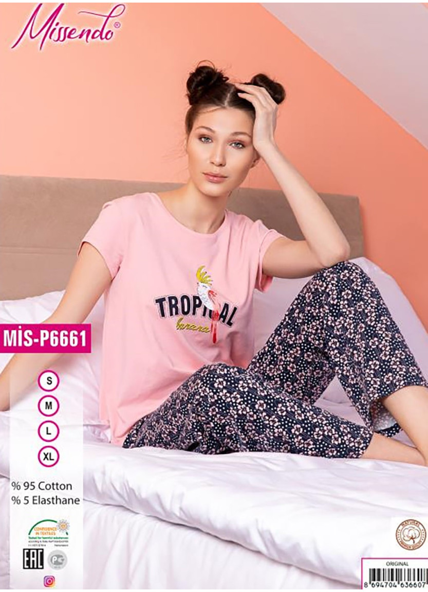 Комплект с Брюками (S+M+L+XL) Missendo MİS-P6661 STK — турецкий текстиль оптом