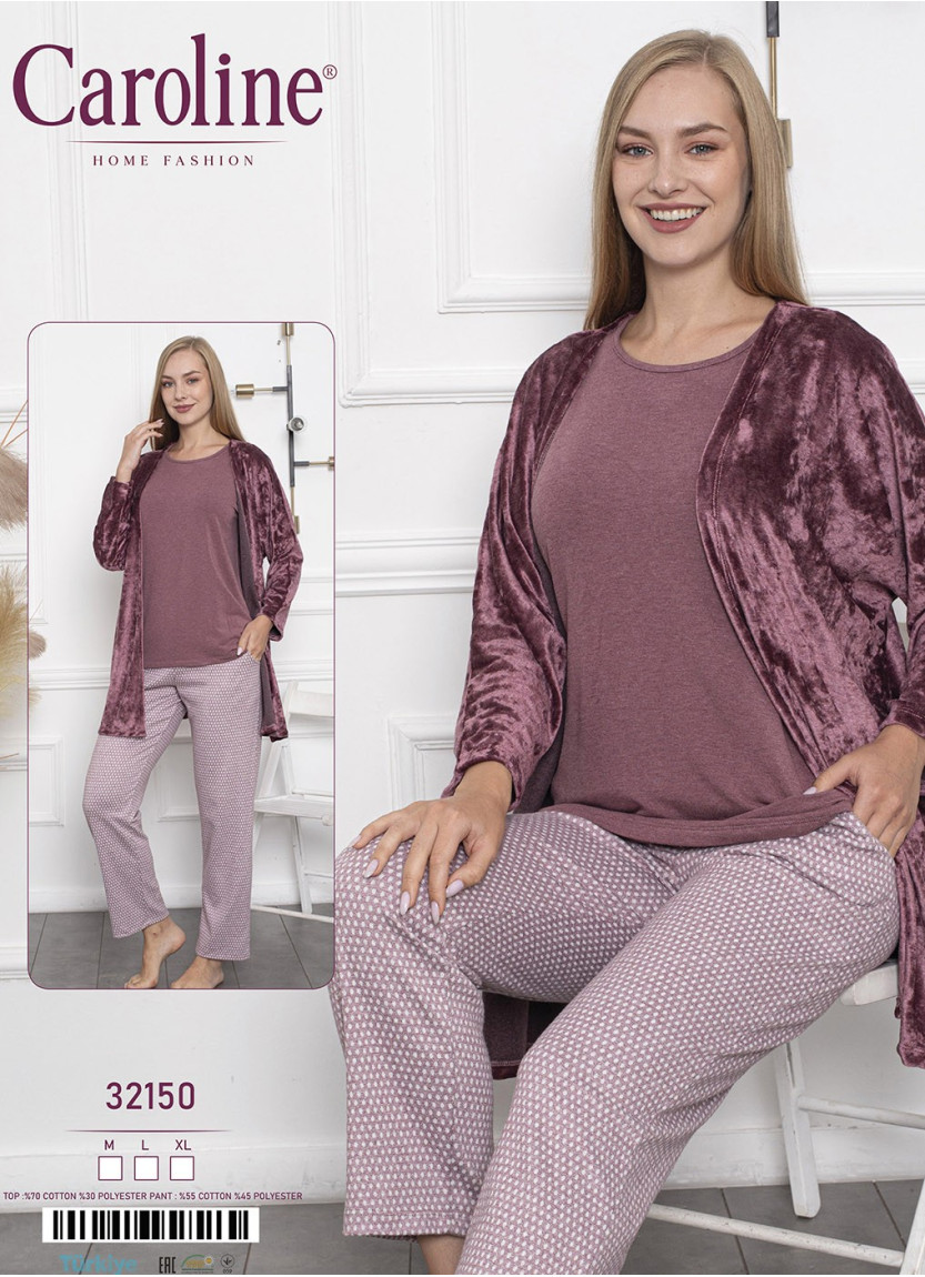 Caroline 32150 Women's Pajama Set (M+L+XL) — Turkish textile wholesale