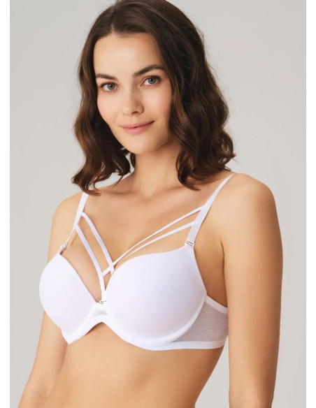Anil 3749 WHITE Bra — Turkish factory wholesale