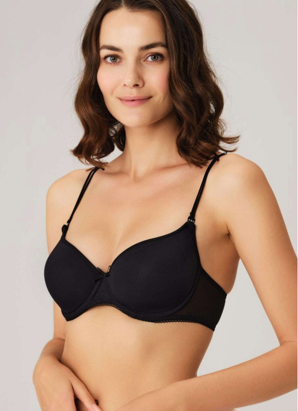 Anil 3106 BLACK Bra — Turkish textile wholesale