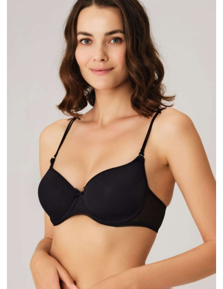 Anil 3106 BLACK Bra — Turkish textile wholesale