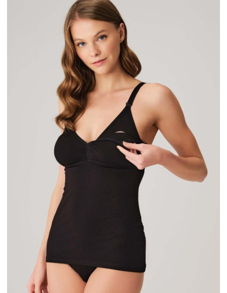 Anil 8527 BLACK Tank Top — Turkish textile wholesale