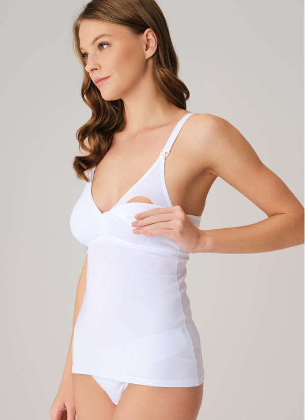 Anil 8527 WHITE Tank Top — Turkish textile wholesale 2