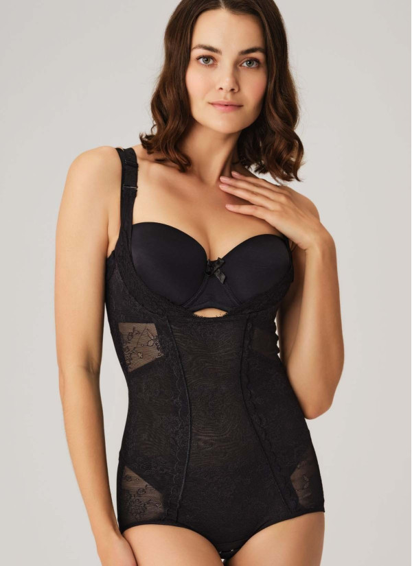 Anil 2518 BLACK Bodysuit — Turkish textile wholesale