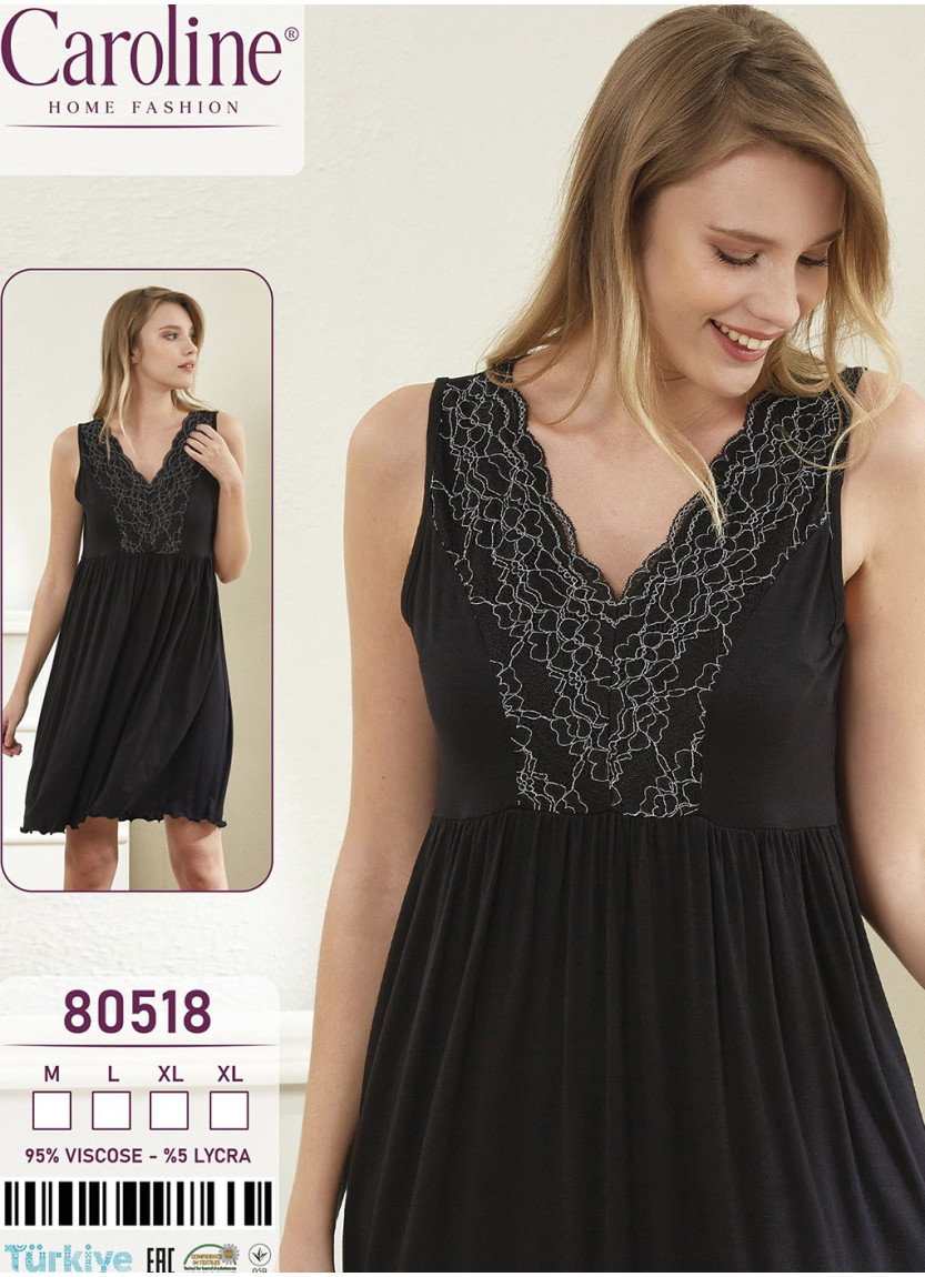 Caroline 80518 Nightdress (M+L+XL+XL) — wholesale from Turkey