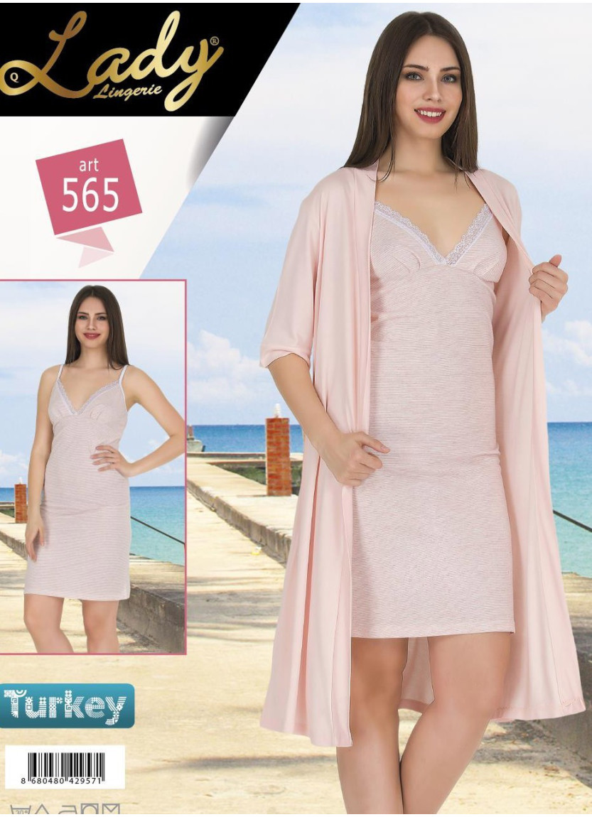 Lady 565 Robe Set (One Size) — direct Turkish factory supply