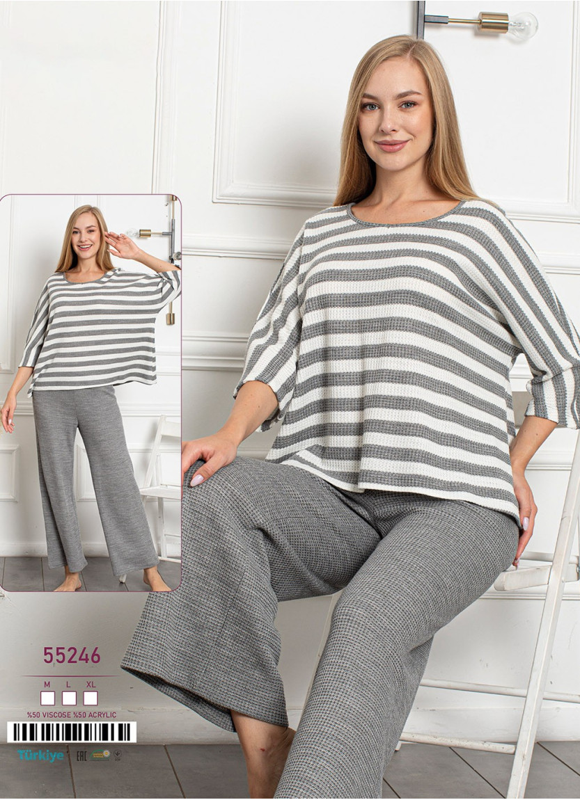 Комплект с Брюками 2-КА (M+L+XL) Caroline Caroline 55246 — турецкий текстиль оптом
