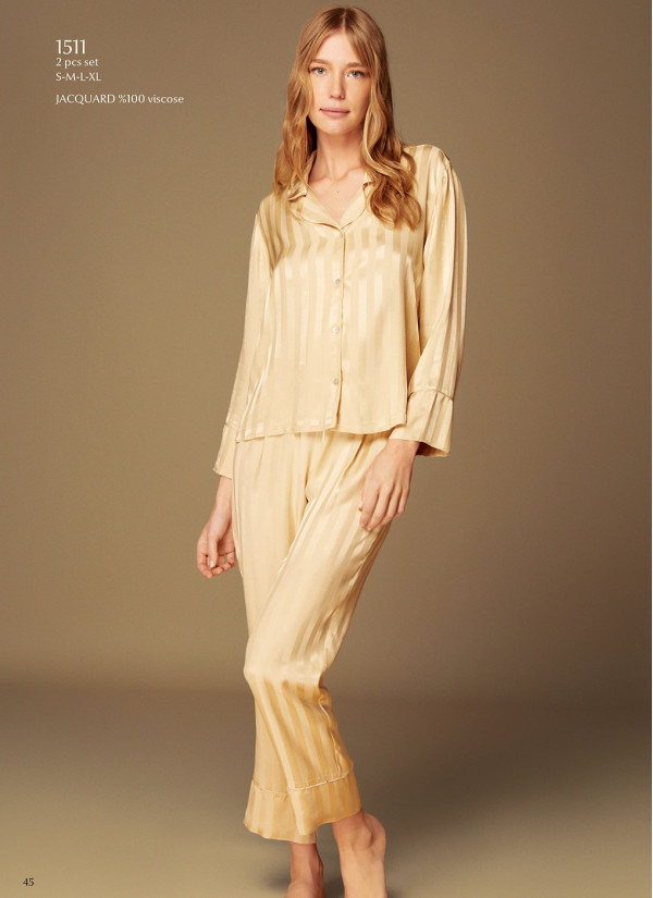 Bonjour Madame 1511 Pants Homewear Set — direct Turkish factory supply 2