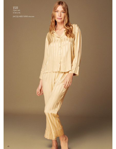 Bonjour Madame 1511 Pants Homewear Set — Turkish textile wholesale