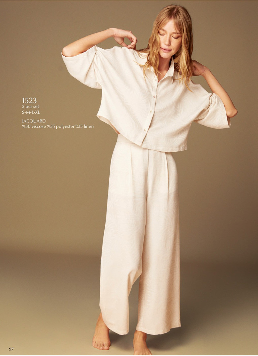 Bonjour Madame 1523 Pants Homewear Set — wholesale from Turkey