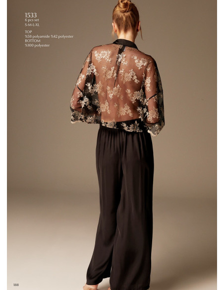 Bonjour Madame 1533 Pants Homewear Set — wholesale from Turkey