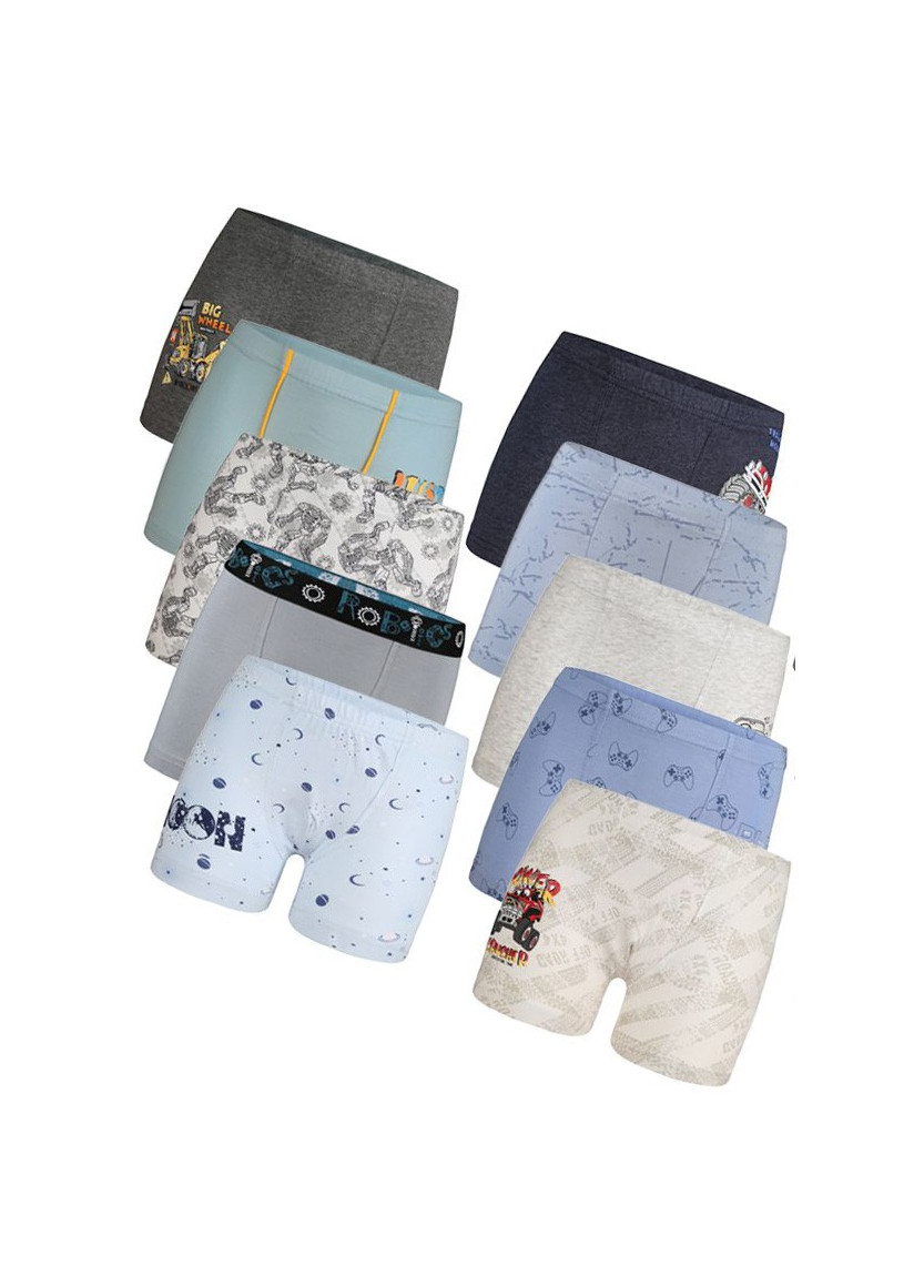 Donella 75F1 Assorted 10-Pack Boys' Boxer Briefs — wholesale for boutiques