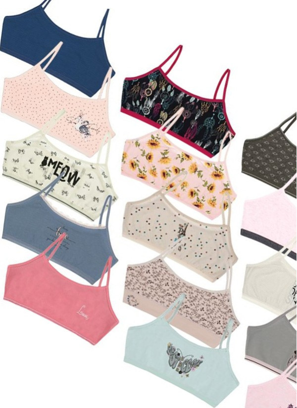 Donella 59F1 Assorted 10-Pack Bra — Turkish textile wholesale