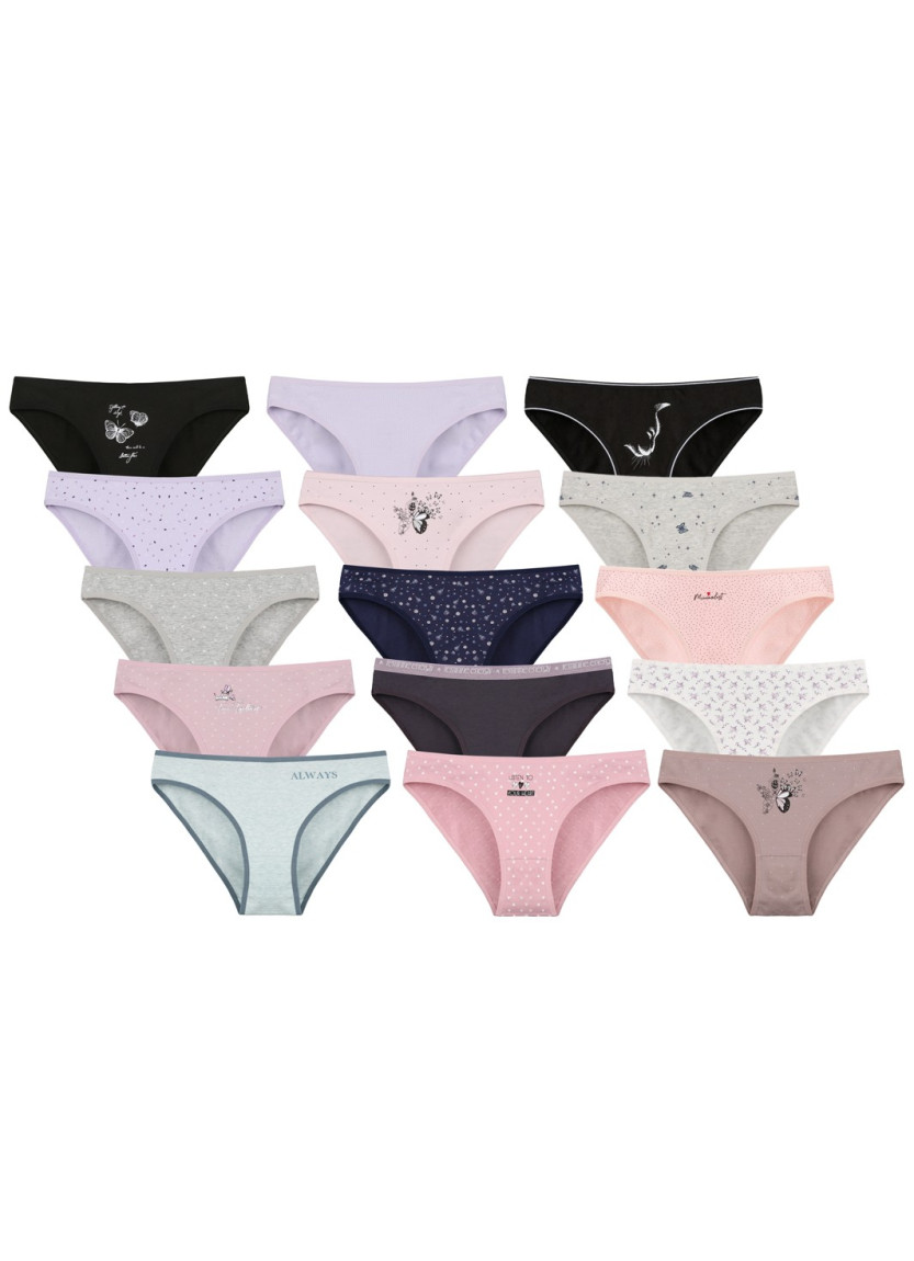Donella 21F1 Assorted 10-Pack Women's Briefs — Turkey wholesale collection