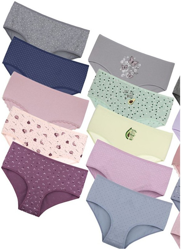 Donella 25F1 Assorted 10-Pack Women's Briefs — wholesale from Turkey