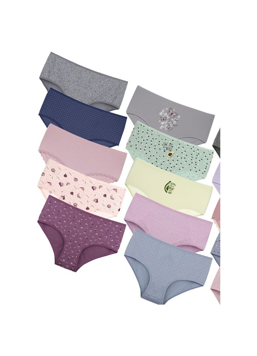 Donella 25F1 Assorted 10-Pack Women's Briefs — wholesale from Turkey