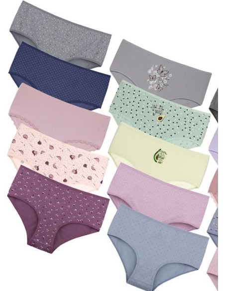 Donella 25F1 Assorted 10-Pack Women's Briefs — wholesale from Turkey