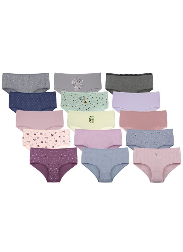 Donella 25F1 Assorted 10-Pack Women's Briefs — wholesale from Turkey 2