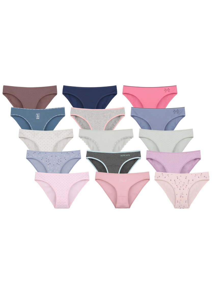 Donella 32F1 Assorted 10-Pack Women's Briefs — wholesale from Turkey