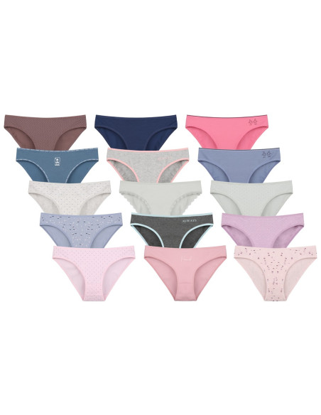 Donella 32F1 Assorted 10-Pack Women's Briefs — wholesale from Turkey