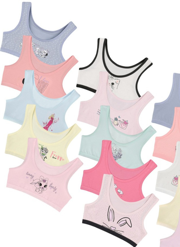 Donella 45F1 Assorted 10-Pack Bra — wholesale from Turkey