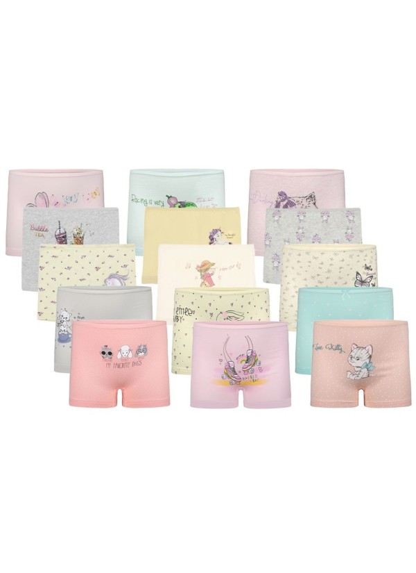 Donella 42F1 Assorted 10-Pack Girls' Briefs — direct Turkish factory supply 2