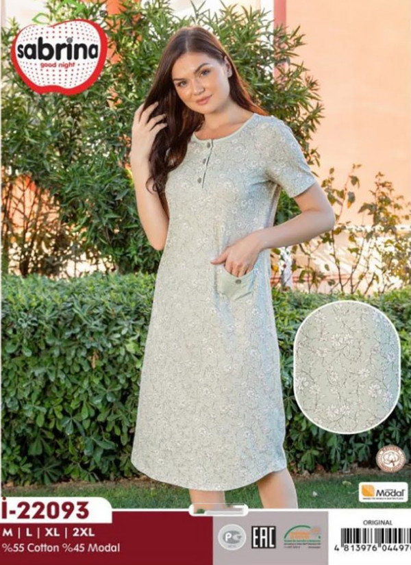 SAB.İ22093_ORI Nightdress (M+L+XL+XXL) — wholesale from Turkey
