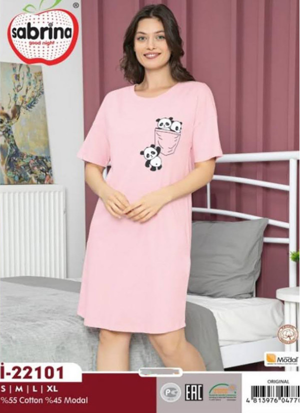SAB.İ22101_ORI Nightdress (S+M+L+XL) — wholesale from Turkey