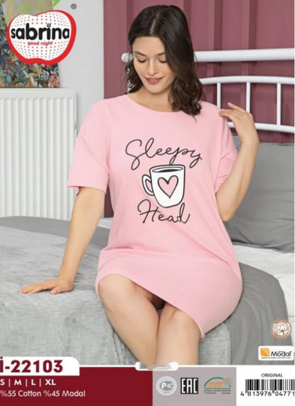 SAB.İ22103_ORI Nightdress (S+M+L+XL) — factory-direct from Turkey
