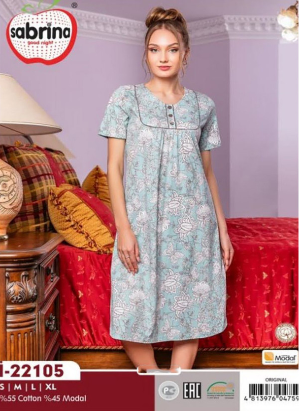 SAB.İ22105_ORI Nightdress (S+M+L+XL) — Turkish textile wholesale