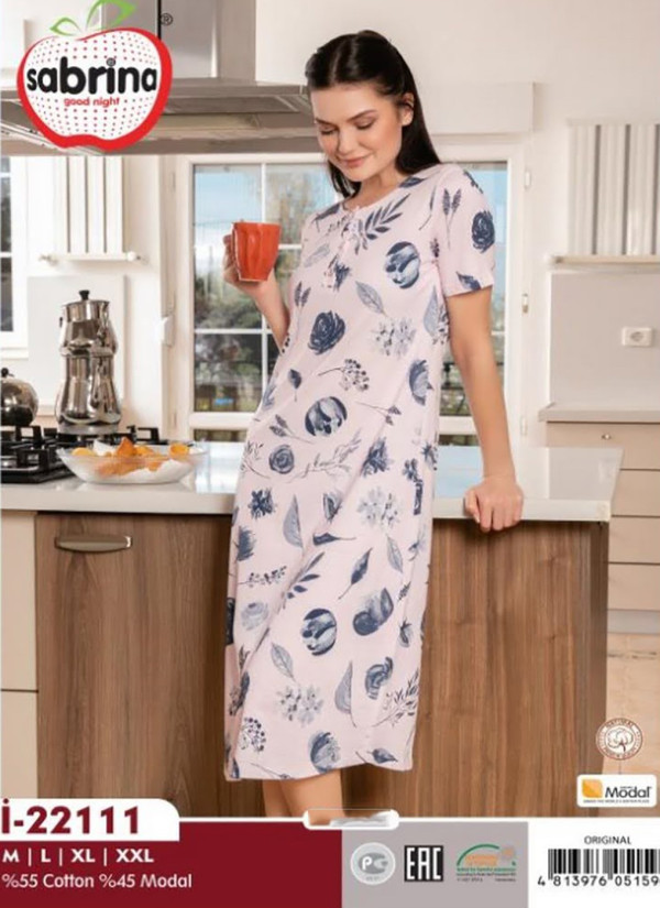 SAB.İ22111_ORI Nightdress (M+L+XL+XXL) — factory-direct from Turkey