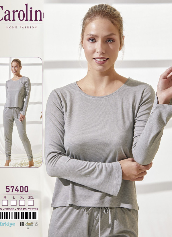 Caroline 57400 Pants Homewear Set (M+L+XL+2XL) — wholesale for boutiques