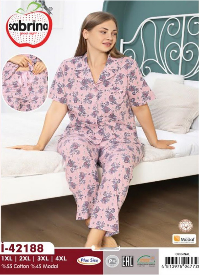 SAB.İ42188_ORI Pants Homewear Set (XL+2XL+3XL+4XL) — factory-direct from Turkey