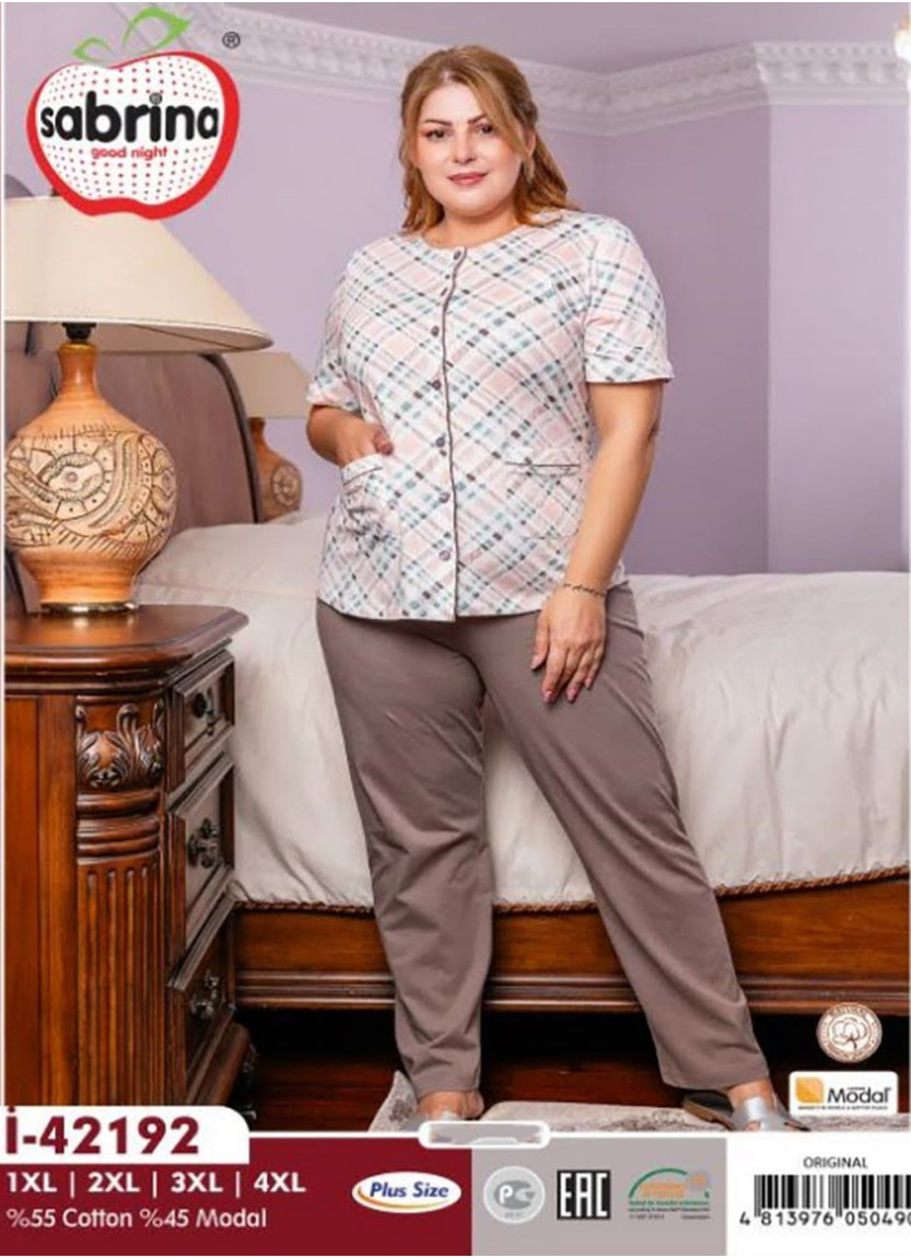 Комплект с Брюками (XL+2XL+3XL+4XL) Sabrina SAB.İ42192_ORI — оптом для магазинов и бутиков