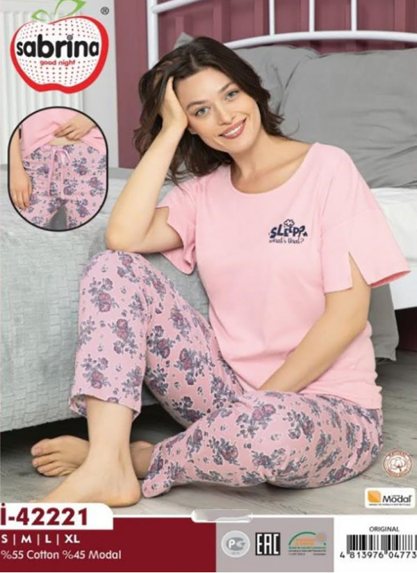 SAB.İ42221_ORI Pants Homewear Set (S+M+L+XL) — wholesale from Turkey
