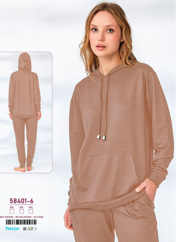Женский Спортивный Костюм 2XL+3XL+4XL Caroline 58401-6 — прямые поставки из Турции