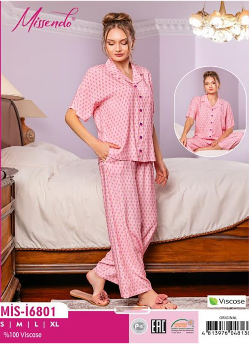 MİS-İ6801_ORI Pants Homewear Set (S+M+L+XL) — direct Turkish factory supply