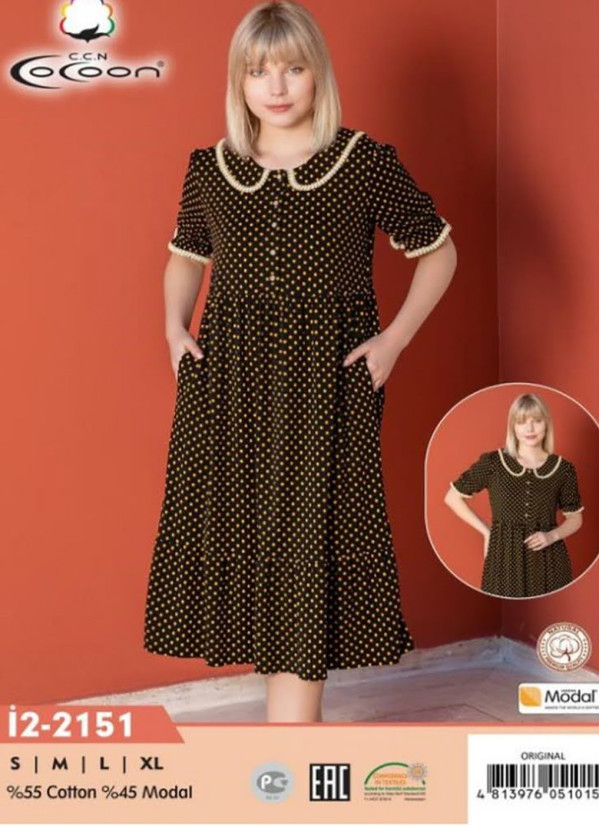 CCNİ2-2151_ORI Dress (S+M+L+XL) — Turkish factory wholesale