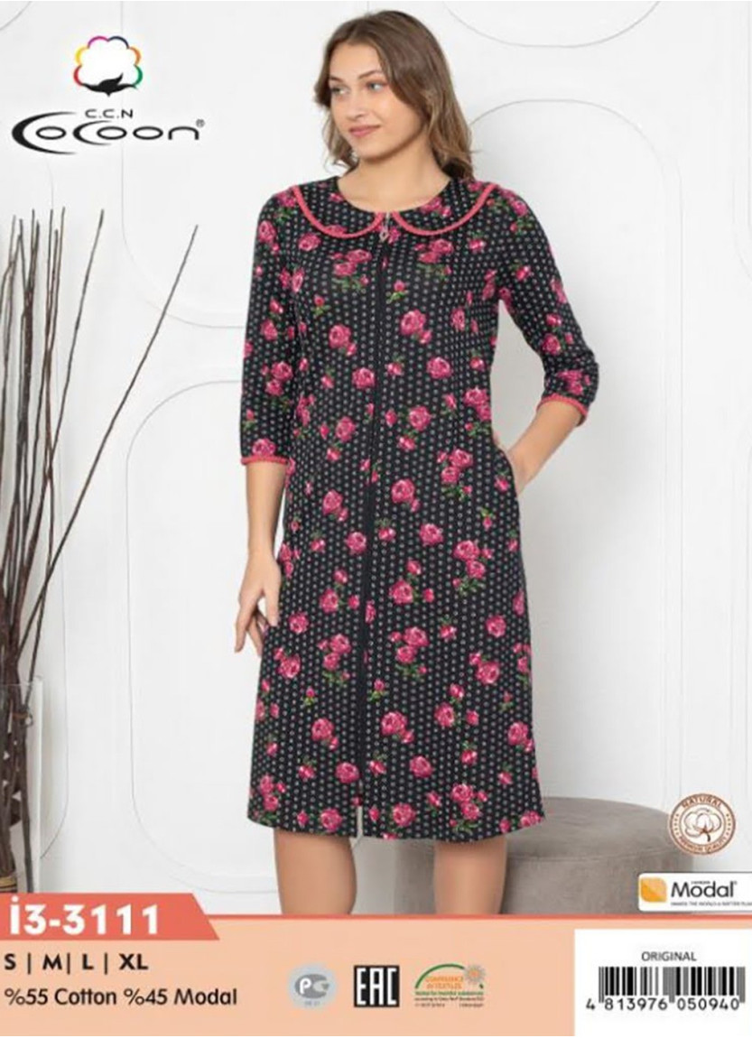 CCNİ3-3111_ORI Women's Robe (S+M+L+XL) — direct Turkish factory supply
