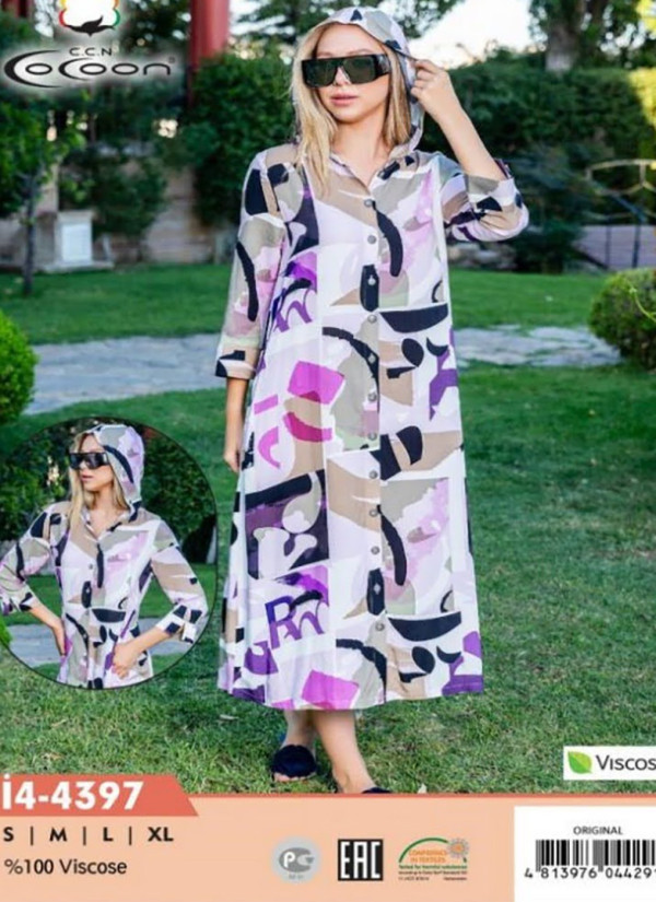 CCNİ4-4397_ORI Women's Robe (S+M+L+XL) — wholesale for boutiques