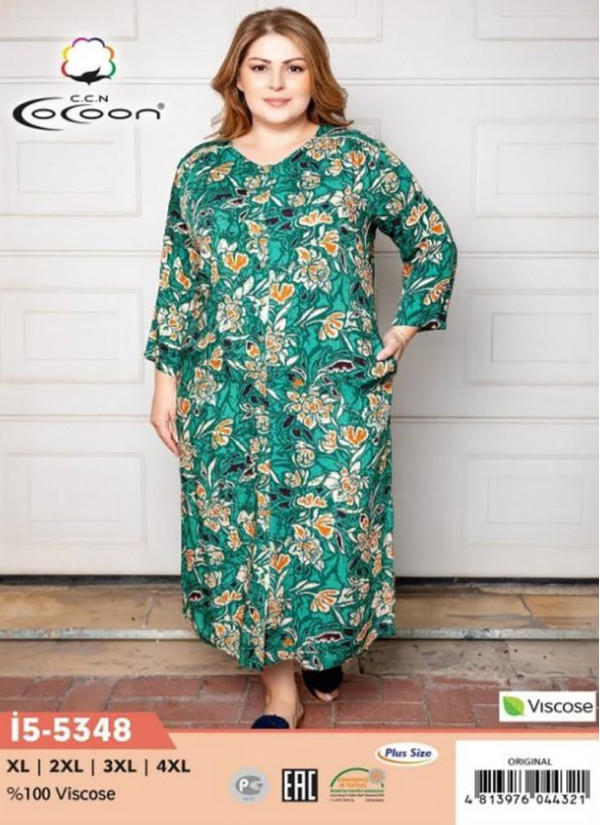 CCNİ5-5348_ORI Women's Robe (XL+XXL+3XL+4XL) — Istanbul wholesale supplier