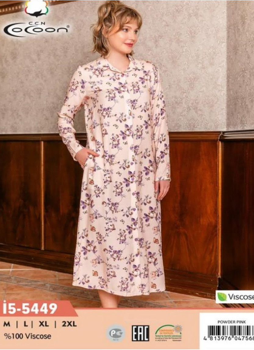 CCNİ5-5449_PWR Women's Robe (M+L+XL+2XL) — factory-direct from Turkey