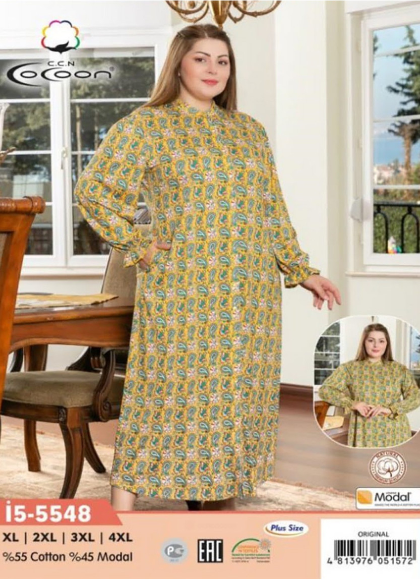 CCNİ5-5548_ORI Women's Robe (XL+XXL+3XL+4XL) — Istanbul wholesale supplier