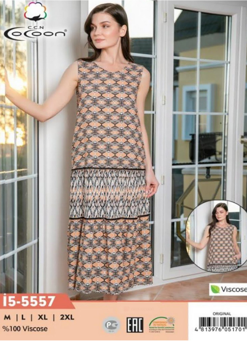 Платье (M+L+XL+2XL) COCOON CCNİ5-5557_ORI — фабричная коллекция оптом