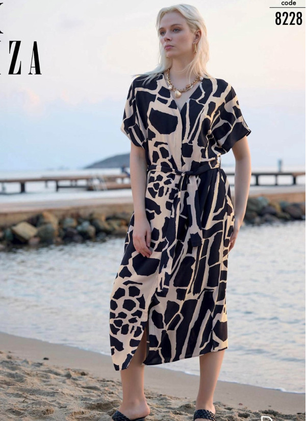 IBIZA 8228 Dress (S/M+L+XL+XXL) — wholesale from Turkey