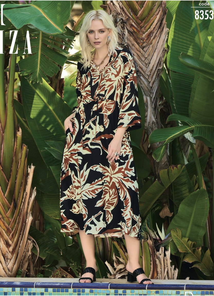 IBIZA 8353 Dress (S/M+L+XL+XXL) — direct Turkish factory supply
