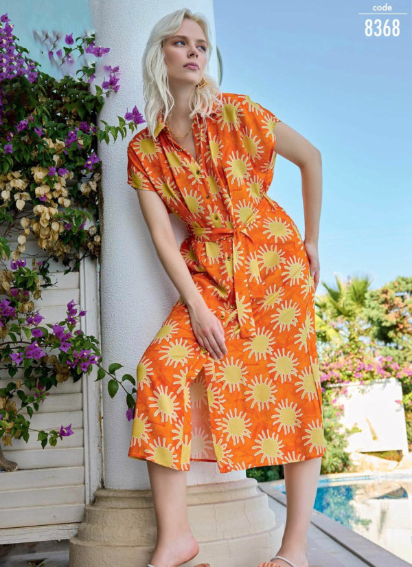 IBIZA 8368 Dress (S/M+L+XL+XXL) — Turkish textile wholesale
