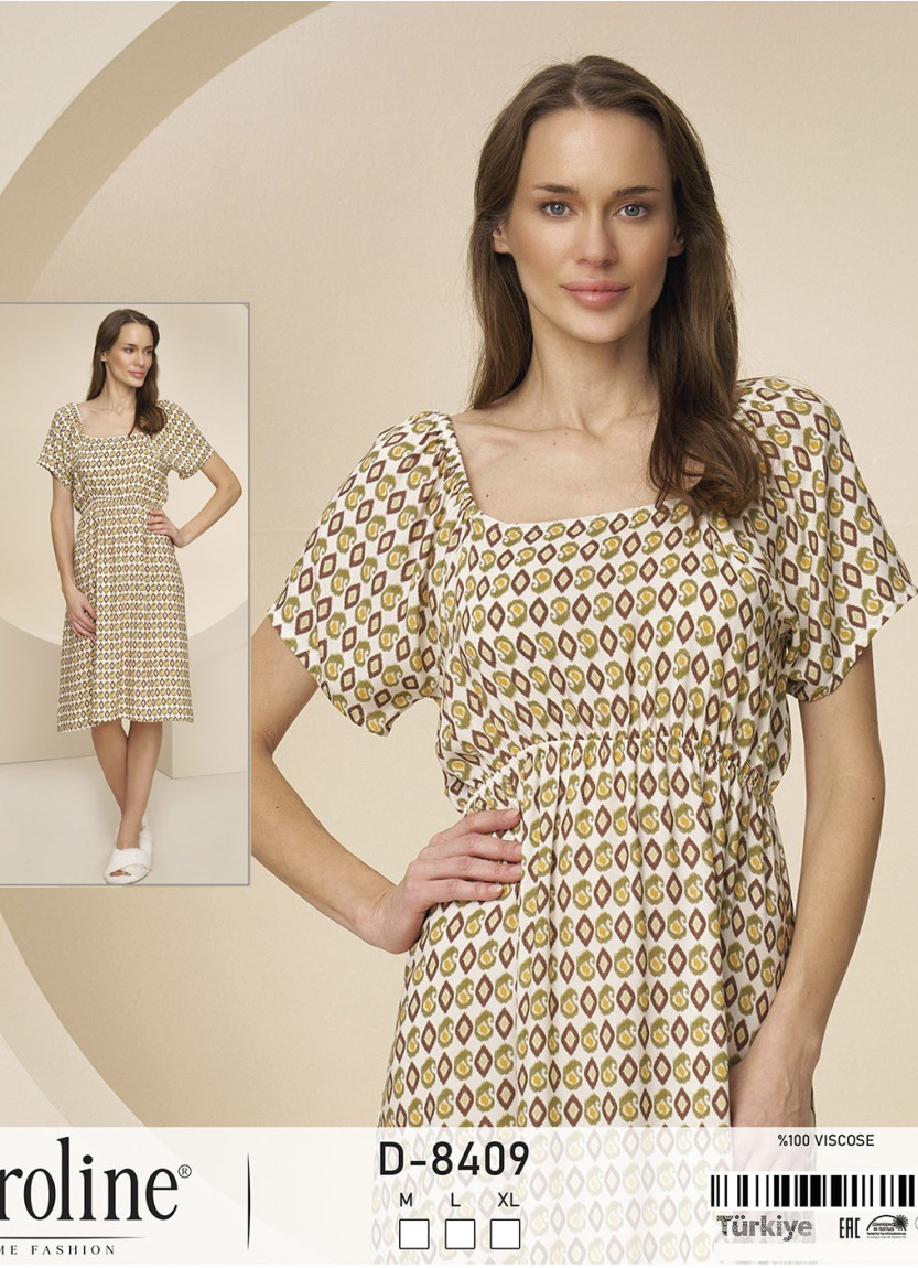 Caroline D-8409 Dress (M+L+XL) — factory-direct from Turkey