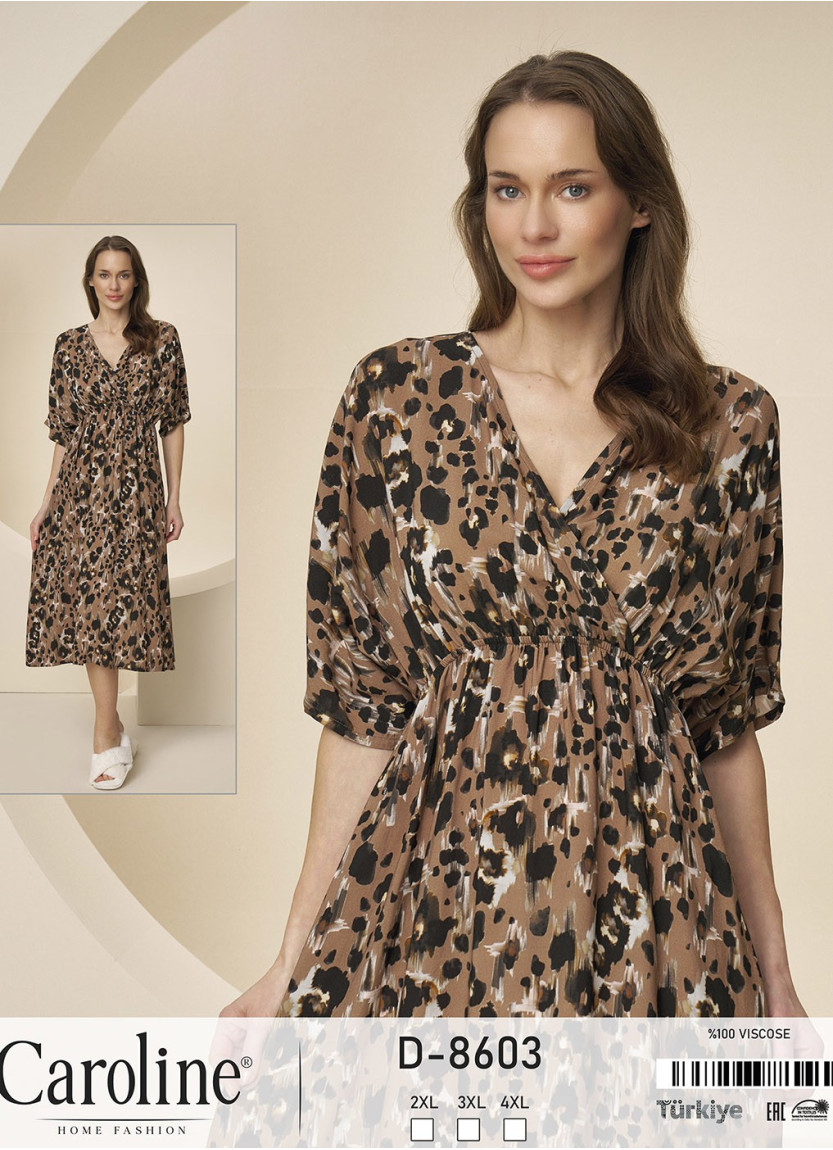 Caroline D-8603 Dress (2XL+3XL+4XL) — factory-direct from Turkey